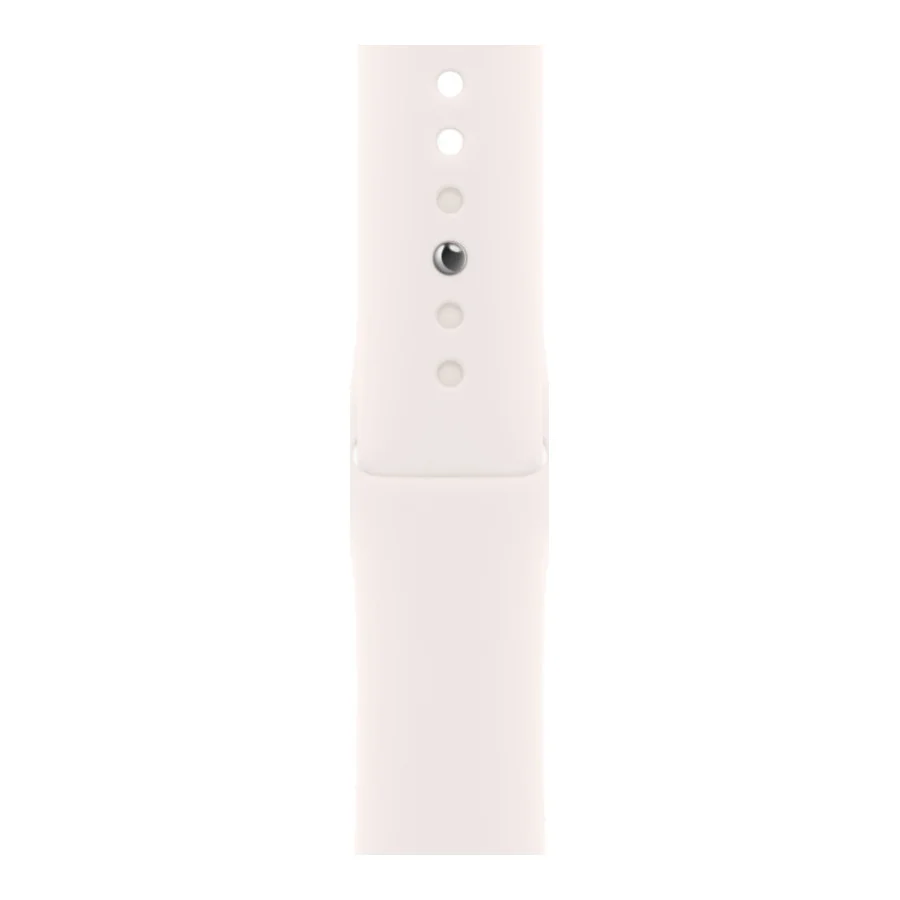 Apple Watch Series 10 GPS 42mm Rose Gold Alu. Case w. Light Blush Sport Band - M/L (MWWJ3)