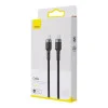 Baseus Cafule PD2.0 100W flash charging Type-C For Type-C cable (20V 5A) 2m Gray+Black (CATKLF-ALG1)