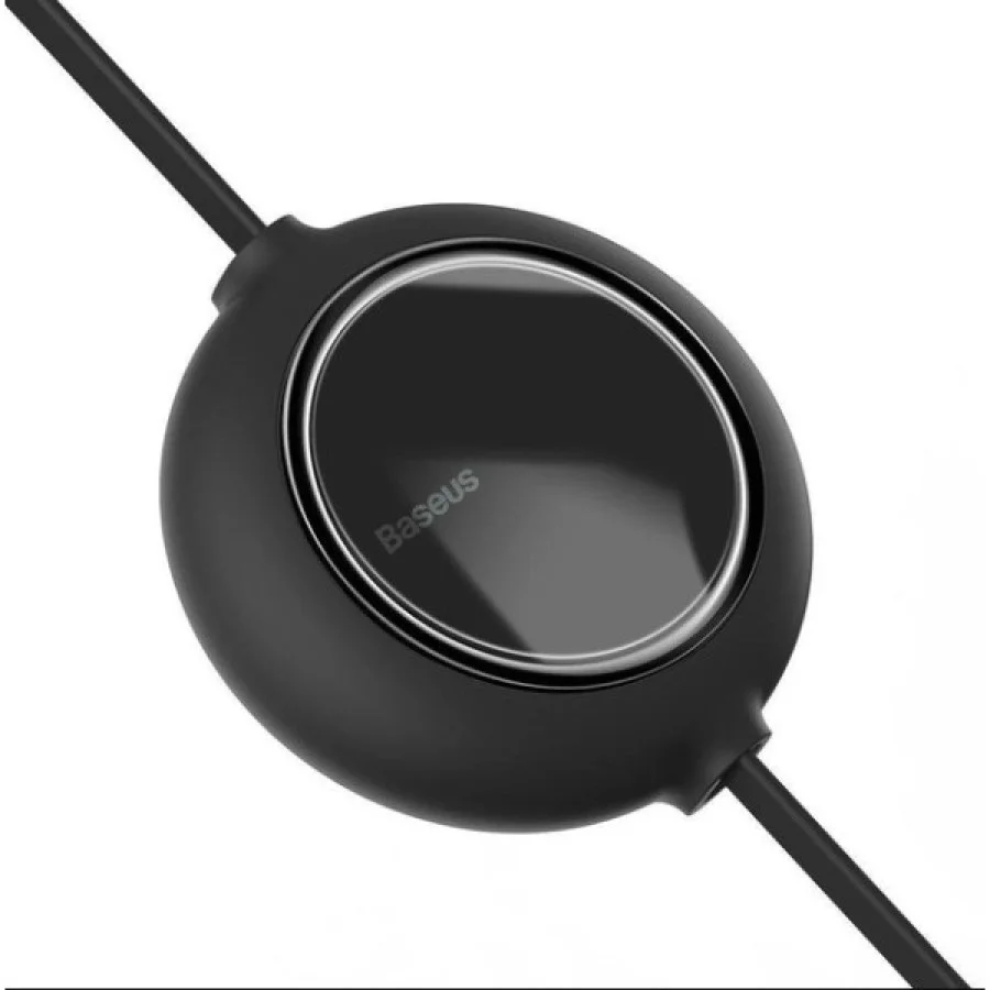 Baseus Bright Mirror Retractable Data Cable USB to Micro USB/Lightning/Type-C 3.5A 1.2m Black (CAMLT-MJ01)