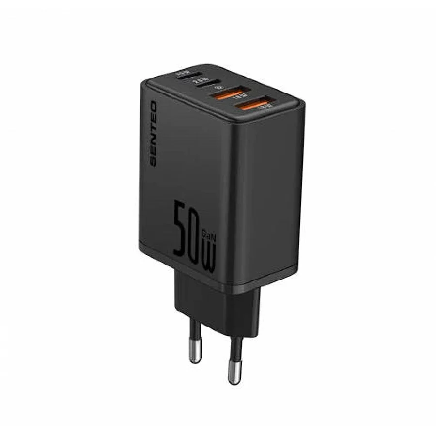 SENTEO Z-19 2USB + 2USB-C 3A GaN PD 50W black