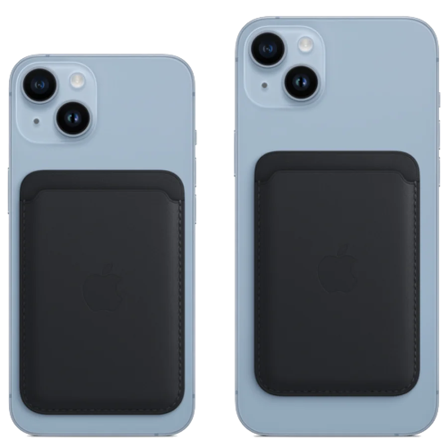 Apple iPhone Leather Wallet with MagSafe - Ink (MPPW3) (OEM)