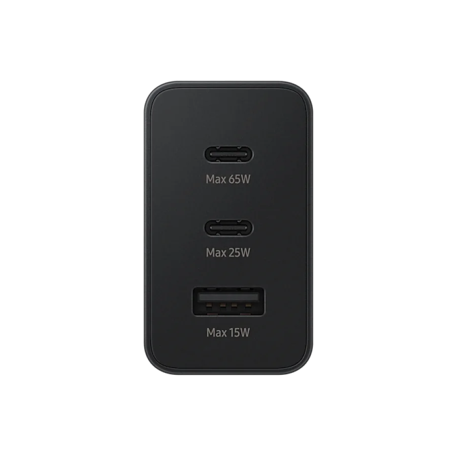 Samsung 65W Power Adapter Trio (w/o cable) Black (EP-T6530NBE) (High Copy)