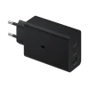 Samsung 65W Power Adapter Trio (w/o cable) Black (EP-T6530NBE) (High Copy)
