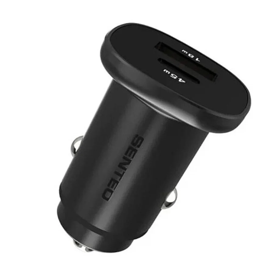 SENTEO Q-03 USB + USB-C PD/QC 63W 3A black
