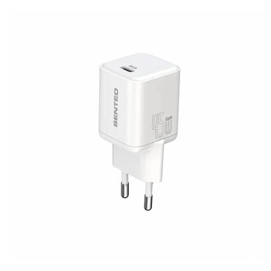 SENTEO Z-18 USB-C 3A GaN PD 45W white
