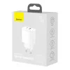 Baseus Compact Quick Charger U+C 20W White (CCXJ-B02)