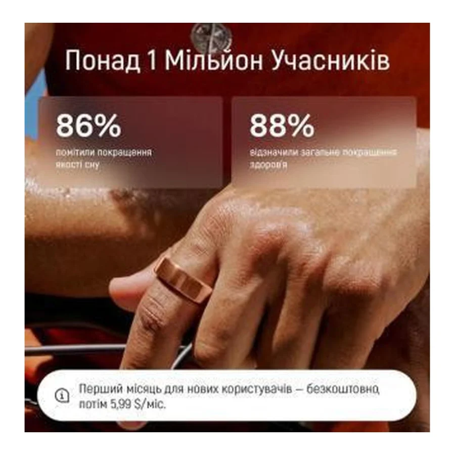 Oura Ring 4 Rose Gold Size 6 (JZ90-54219-06)