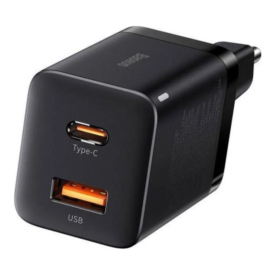 Baseus Super Si Pro Quick Charger USB/Type-C 30W Black (CCSUPP-E01)