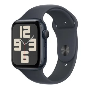 Apple Watch SE 2 GPS 44mm Midnight Aluminium Case w. Midnight Sport Band - S/M (MXEJ3)