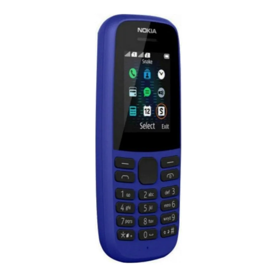 Nokia 105 Single Sim 2019 Blue (16KIGL01A13) (UA)