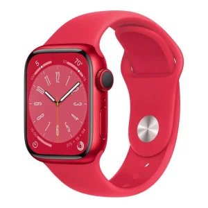 Apple Watch Series 8 GPS 41mm PRODUCT RED Aluminum Case w. PRODUCT RED S. Band (MNP73, MNUG3)