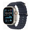 Apple Watch Ultra 2 GPS + Cellular 49mm Natural Titanium Case w. Navy Ocean Band (MX4D3)