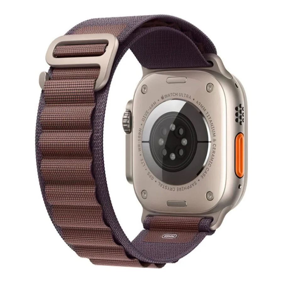Apple Watch Ultra 2 GPS + Cellular 49mm Titanium Case with Indigo Alpine Loop - Medium (MRET3)