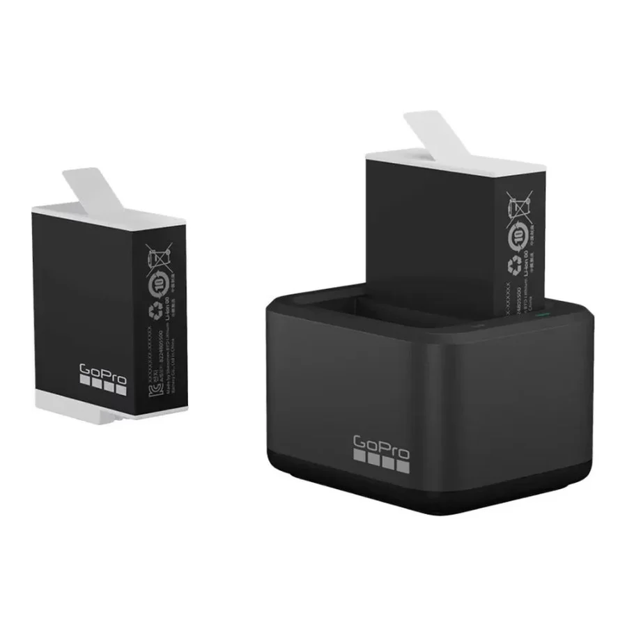 GoPro Dual Battery Charger + battery Enduro 2 pcs for HERO11/10/9 (ADDBD-211)