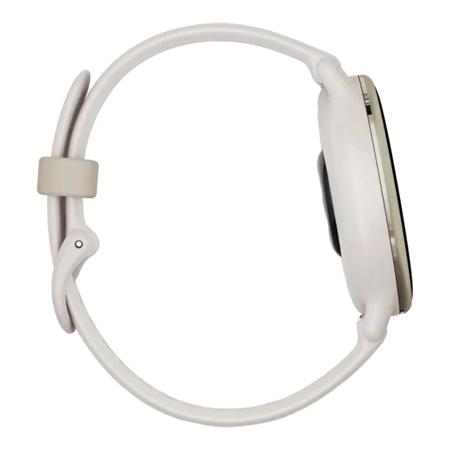 Garmin vivoactive 5 Cream Gold Aluminum Bezel with Ivory Case and Silicone Band (010-02862-11)