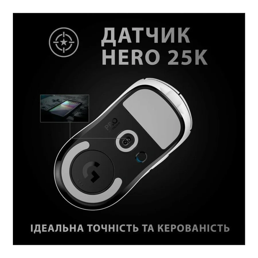 Logitech G Pro X Superlight Wireless White (910-005942, 910-005946, 910-005940, 910-005944)