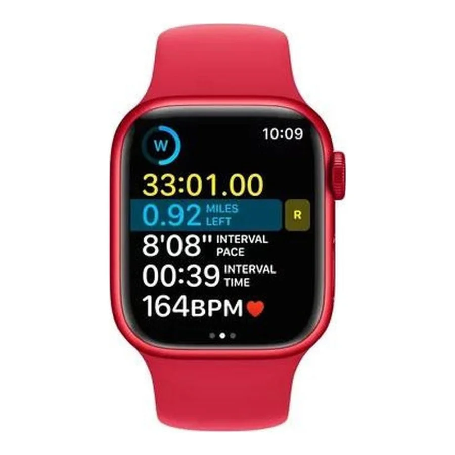 Apple Watch Series 8 GPS 41mm PRODUCT RED Aluminum Case w. PRODUCT RED S. Band (MNP73, MNUG3)