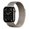 Apple Watch Series 11 GPS + Cellular 46mm Natural Tit. Case w. Natural Milanese Loop - M/L (MFD04)