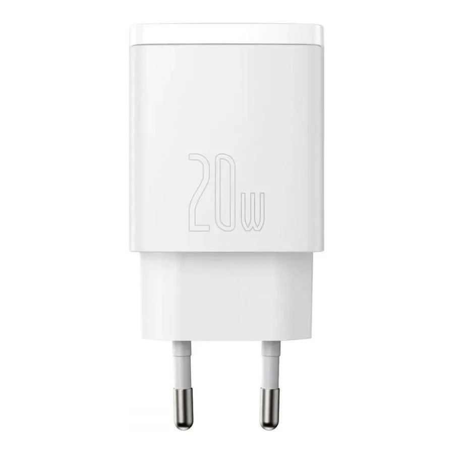 Baseus Compact Quick Charger U+C 20W White (CCXJ-B02)