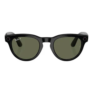 Ray-Ban Meta Headliner Shiny Black Frame/Green Lenses (RW4009 601/9A 50-23)