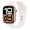 Apple Watch Series 10 GPS 42mm Rose Gold Alu. Case w. Light Blush Sport Band - S/M (MWWH3)