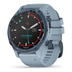 Garmin Descent Mk2S Mineral Blue with Sea Foam Silicone Band (010-02403-07)