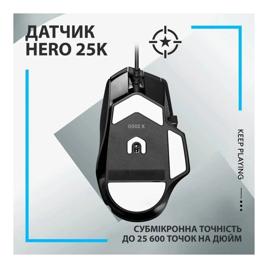 Logitech G502 X Black (910-006138, 910-006140, 910-006142)