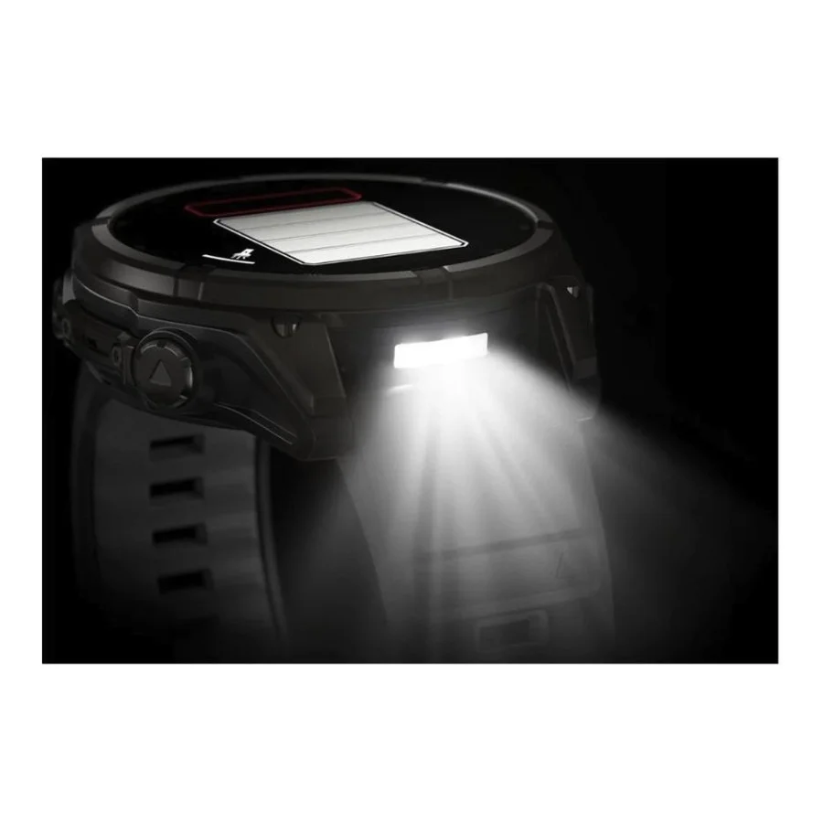 Garmin Fenix 8 47mm Solar Sapphire Carbon Gray DLC Titanium w. Black/Pebble Gray S. Band (010-02906-10/11/70)