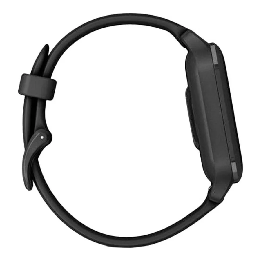 Garmin Venu Sq 2 – Music Edition Slate Aluminum Bezel with Black Case and Silicone Band (010-02700-00/10/80)