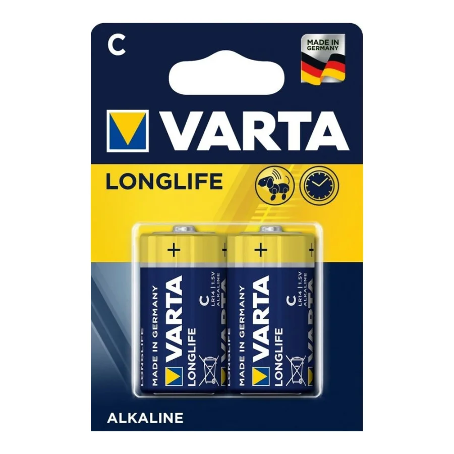 Varta C bat Alkaline 2шт LONGLIFE EXTRA (04114101412)
