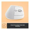 Logitech Lift Vertical Ergonomic Mouse Off-White (910-006475, 910-006480, 910-006486)