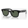 Ray-Ban Meta Wayfarer Large - Shiny Black / G-15 Green (RW4008 601/71 53-22)