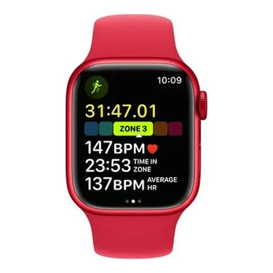 Apple Watch Series 8 GPS 41mm PRODUCT RED Aluminum Case w. PRODUCT RED S. Band (MNP73, MNUG3)