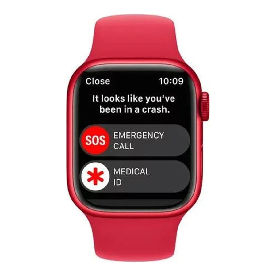 Apple Watch Series 8 GPS 41mm PRODUCT RED Aluminum Case w. PRODUCT RED S. Band (MNP73, MNUG3)