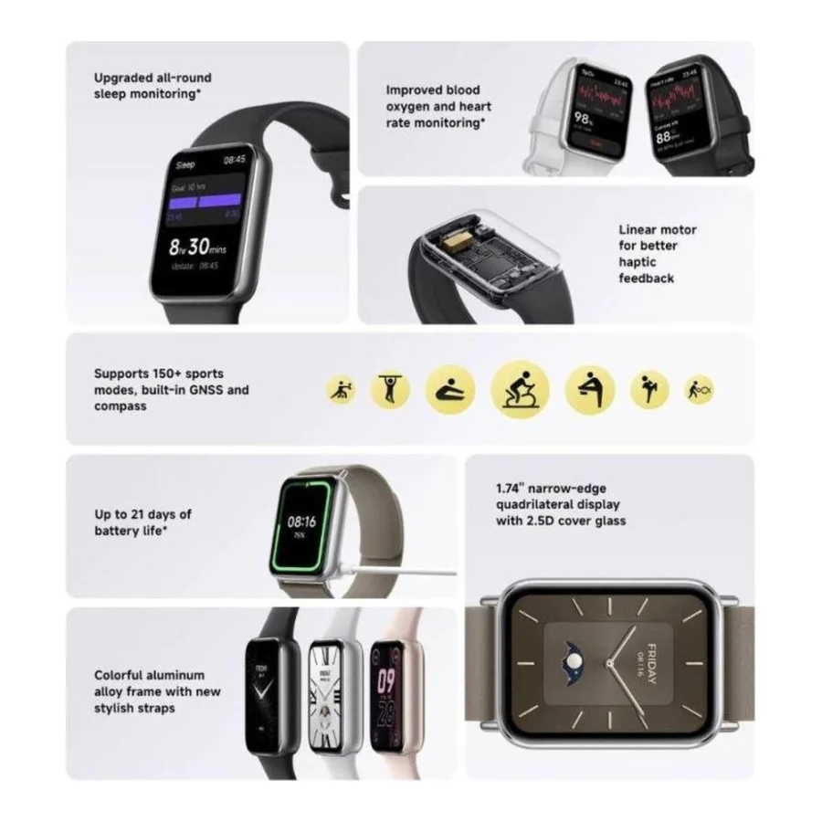 Xiaomi Smart Band 9 Pro Rose Gold (BHR8714GL)