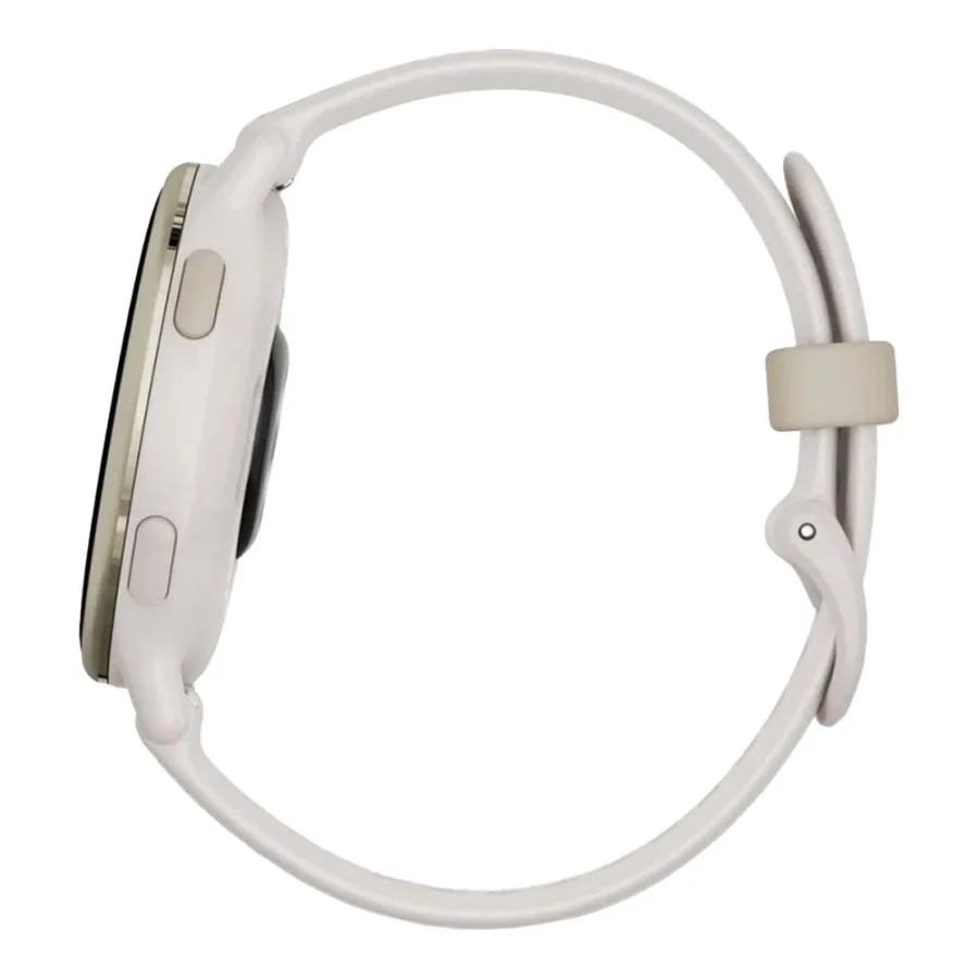 Garmin vivoactive 5 Cream Gold Aluminum Bezel with Ivory Case and Silicone Band (010-02862-11)
