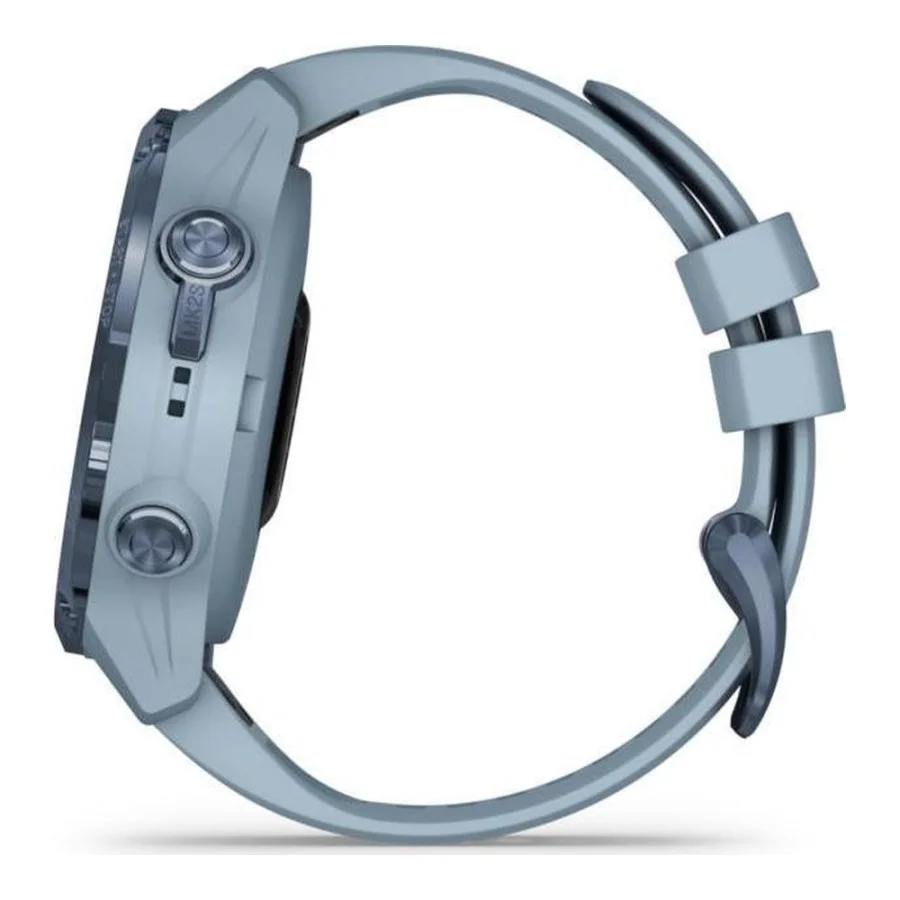 Garmin Descent Mk2S Mineral Blue with Sea Foam Silicone Band (010-02403-07)