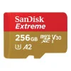 SanDisk 256 GB microSDXC UHS-I U3 V30 A2 Extreme (SDSQXAV-256G-GN6MN)