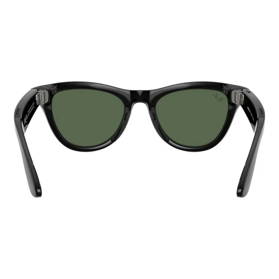 Ray-Ban Meta Skyler Standard - Shiny Black / G-15 Green (RW4010 601/71 52-20)