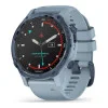 Garmin Descent Mk2S Mineral Blue with Sea Foam Silicone Band (010-02403-07)