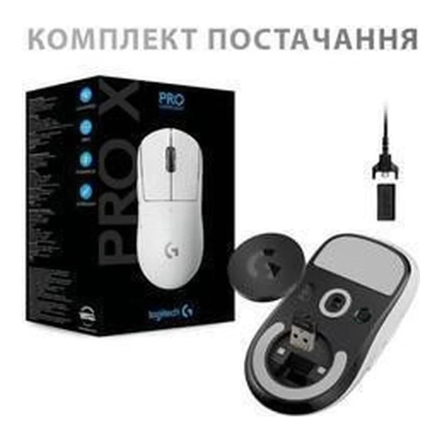 Logitech G Pro X Superlight Wireless White (910-005942, 910-005946, 910-005940, 910-005944)