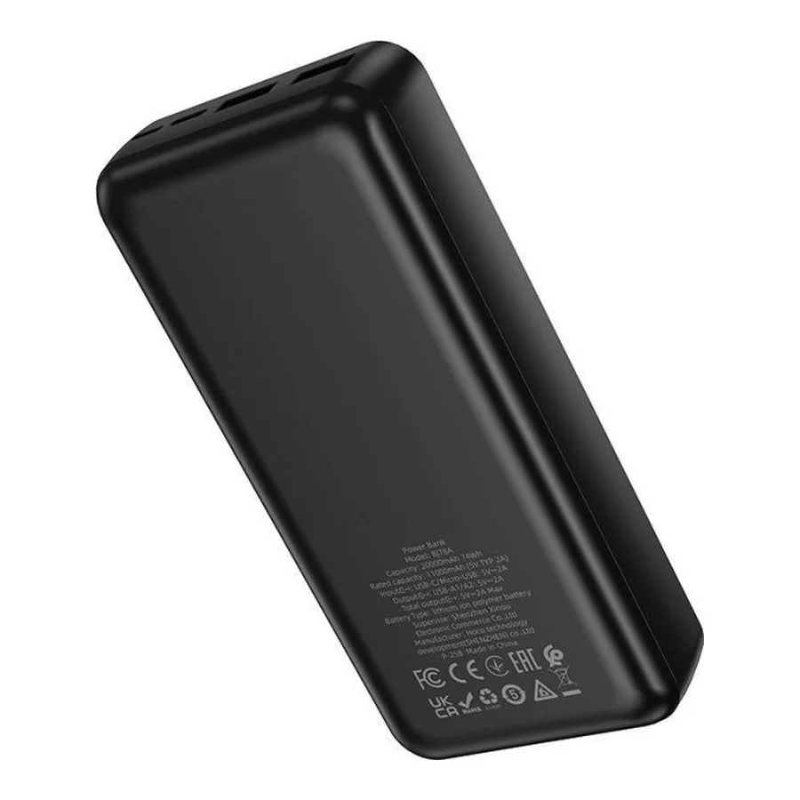 BOROFONE BJ78A Clever 20000mAh чорна