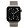 Apple Watch Series 11 GPS + Cellular 46mm Natural Tit. Case w. Natural Milanese Loop - M/L (MFD04)