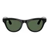 Ray-Ban Meta Skyler Standard - Shiny Black / G-15 Green (RW4010 601/71 52-20)