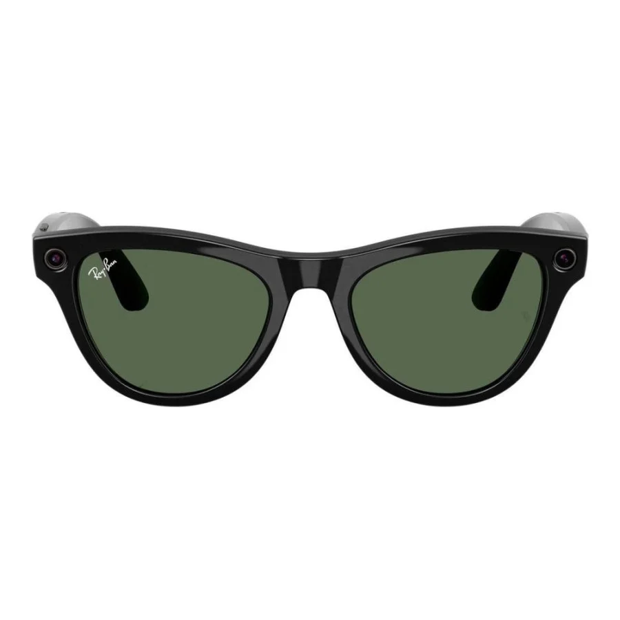 Ray-Ban Meta Skyler Standard - Shiny Black / G-15 Green (RW4010 601/71 52-20)