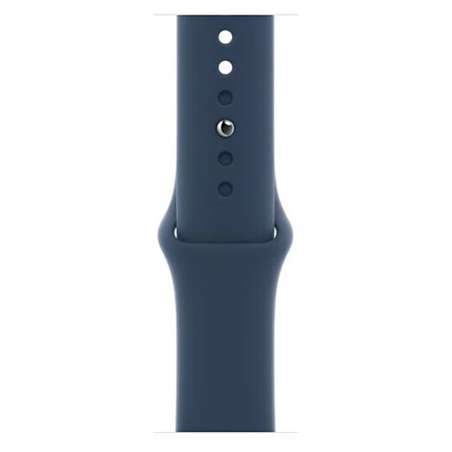 Apple Watch SE GPS 44mm Silver Aluminum Case w. Abyss Blue S. Band (MKQ43)