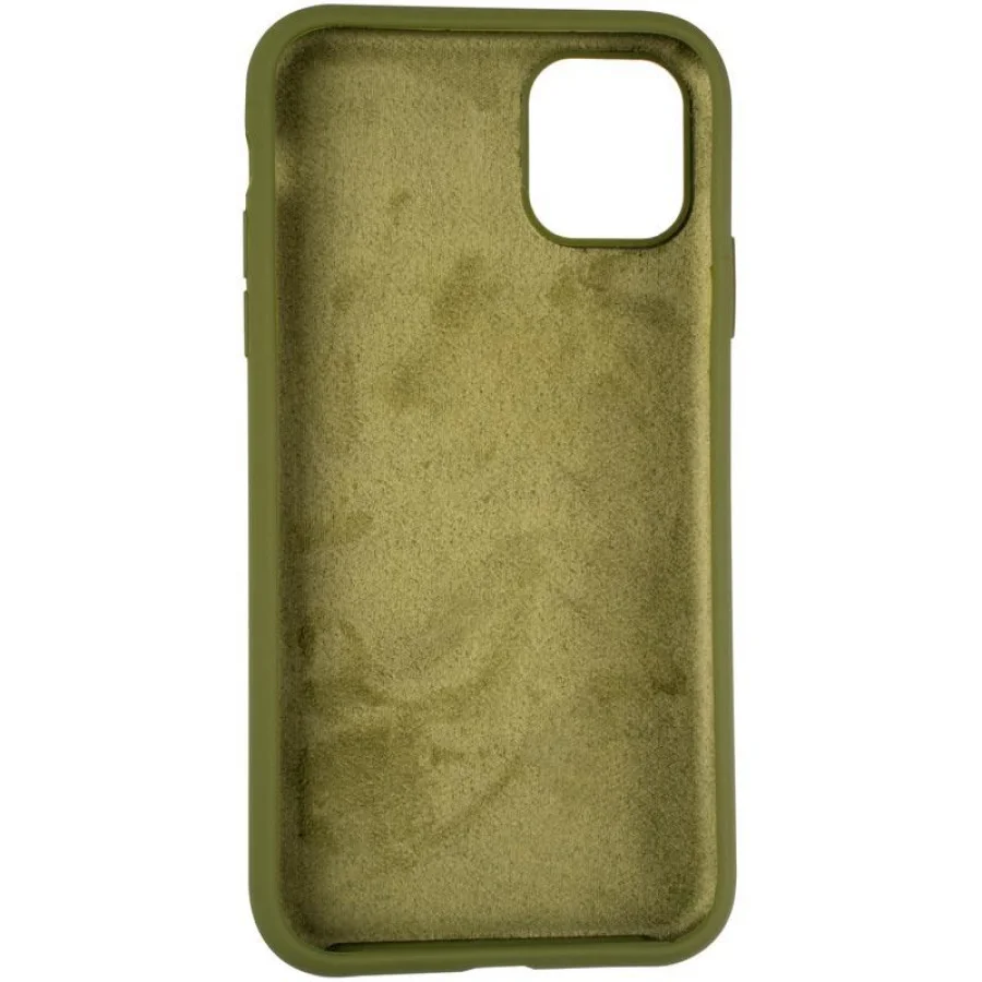 Original Full Soft Case for iPhone 13 Pro Max Pine Green (Without logo)