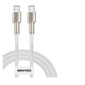 SENTEO SM-03 Iron series 60W Type-C to Type-C 1m white