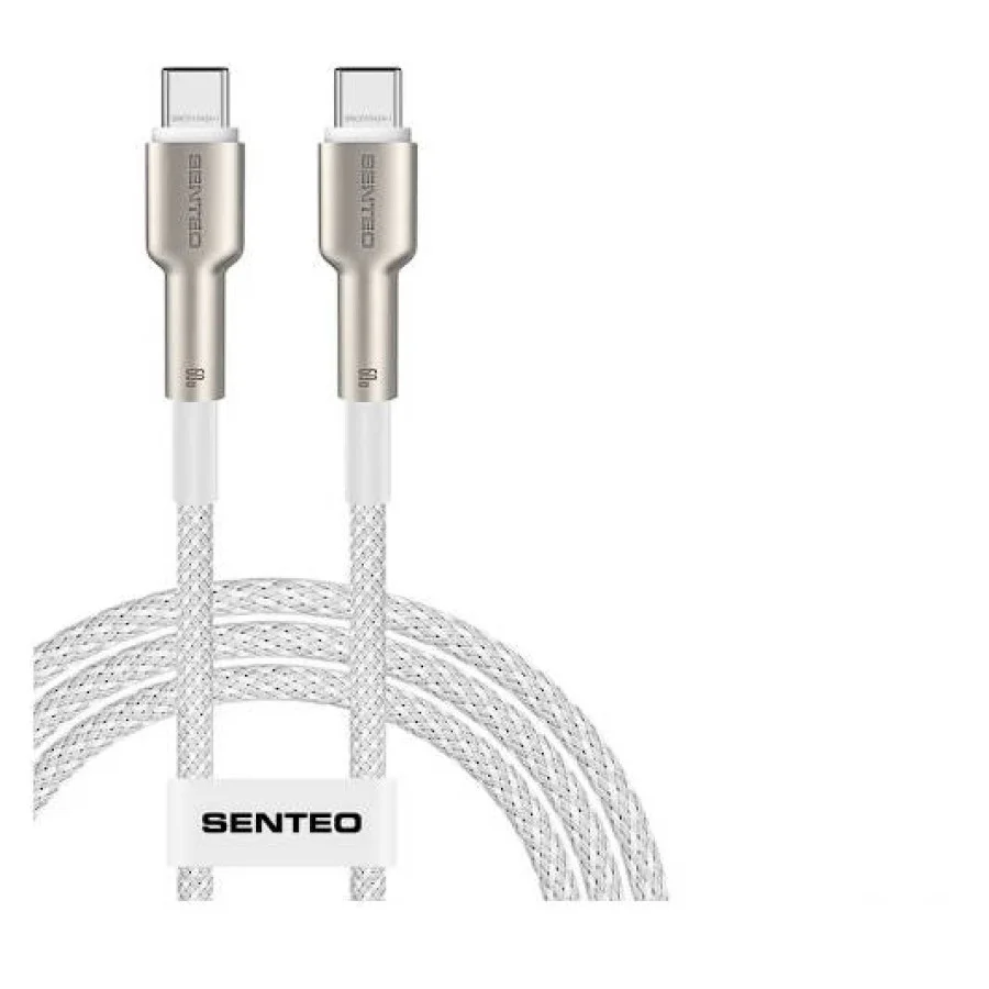 SENTEO SM-03 Iron series 60W Type-C to Type-C 1m white