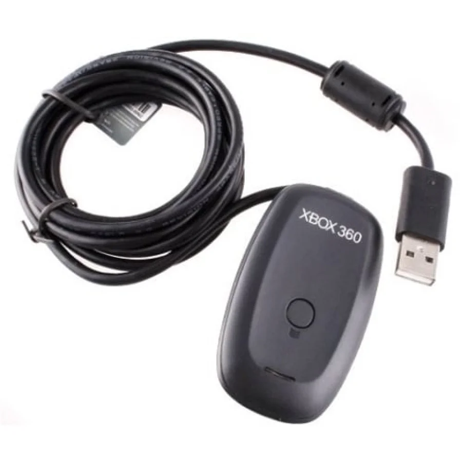 Microsoft Wireless Controller Xbox 360 + Receiver for PC (Black)